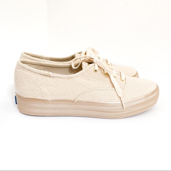 keds triple shimmer platform sneaker
